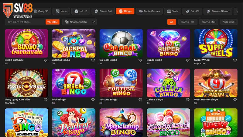 Sv88 18 Kho game cá cược trực tuyến thu hút hàng triệu người chơi